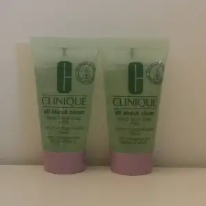 Clinique all about clean Liquid Facial soap mild 2x30ml=60ml Helt nya