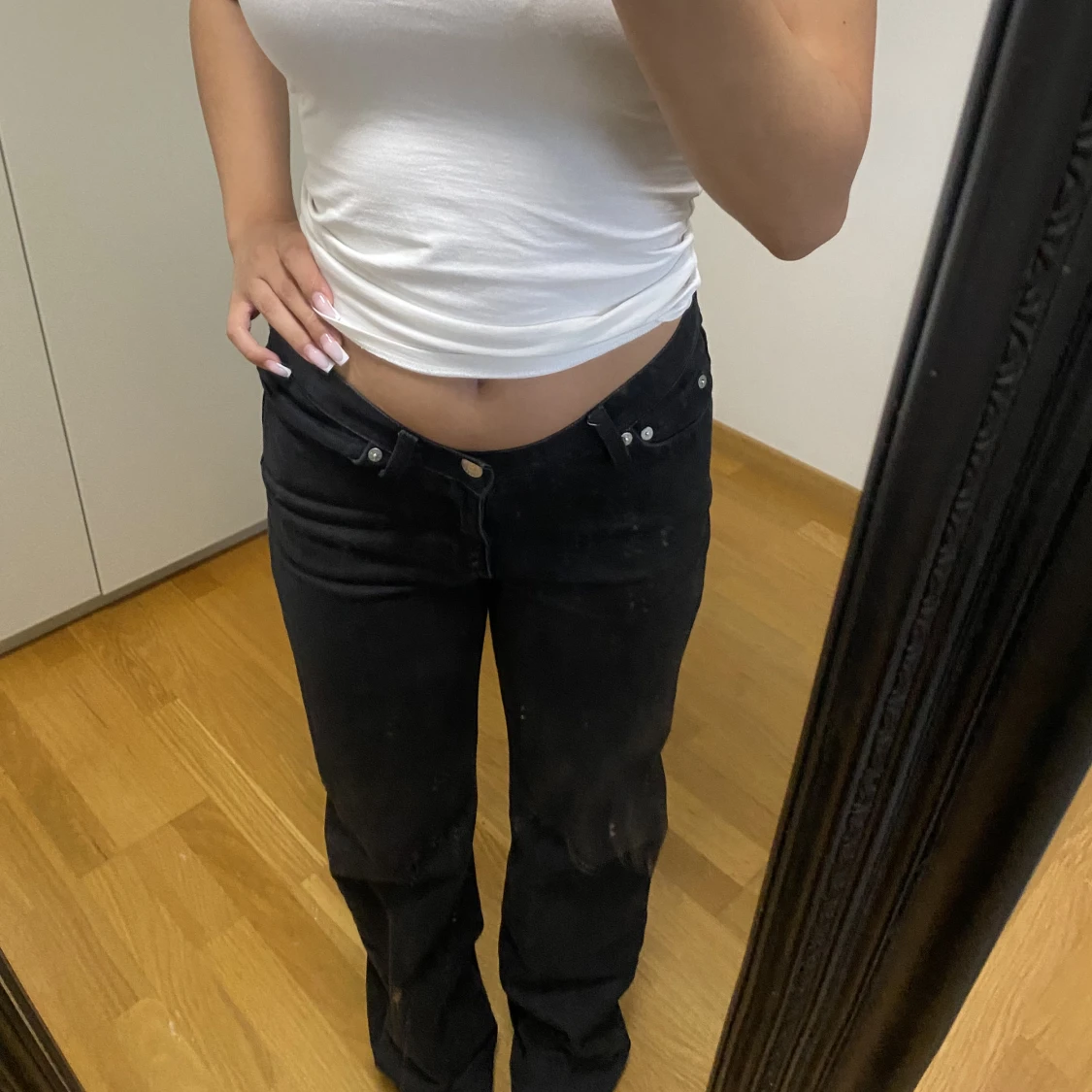 Svarta Weekday ”Twin” jeans