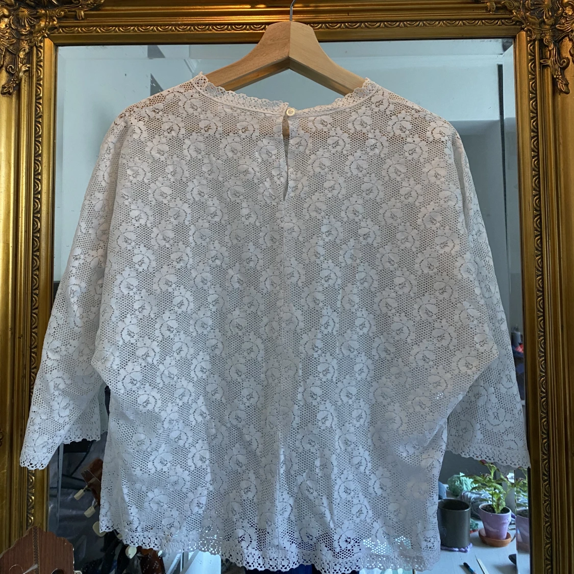 Meshblus o blommigt mönster - 91