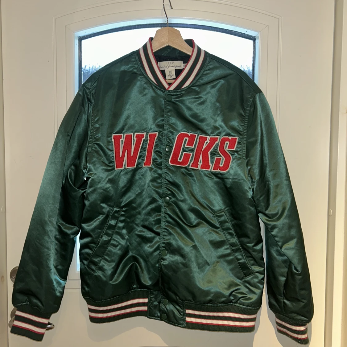 Bombarjacka med tryck