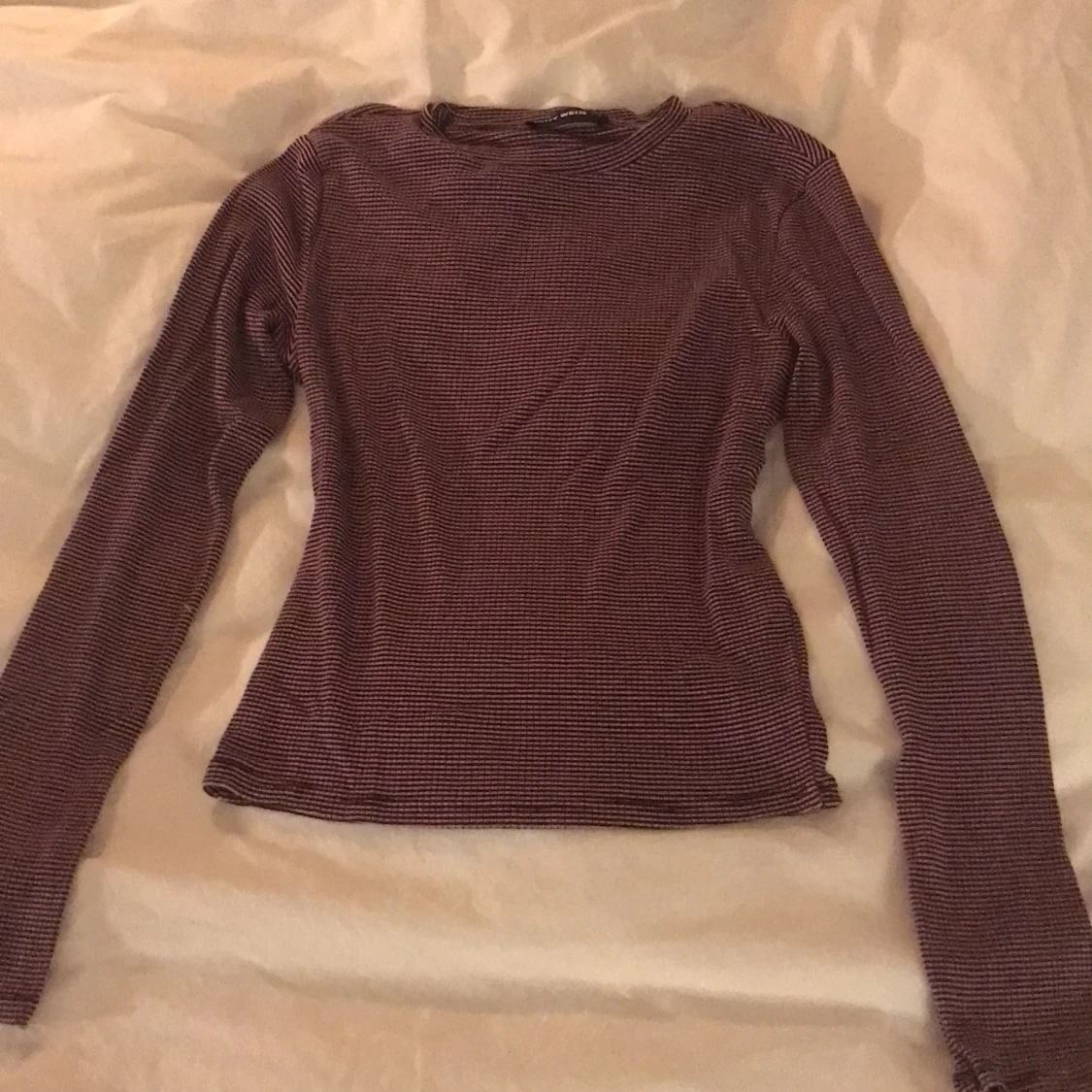 Randig långärmad tröja 