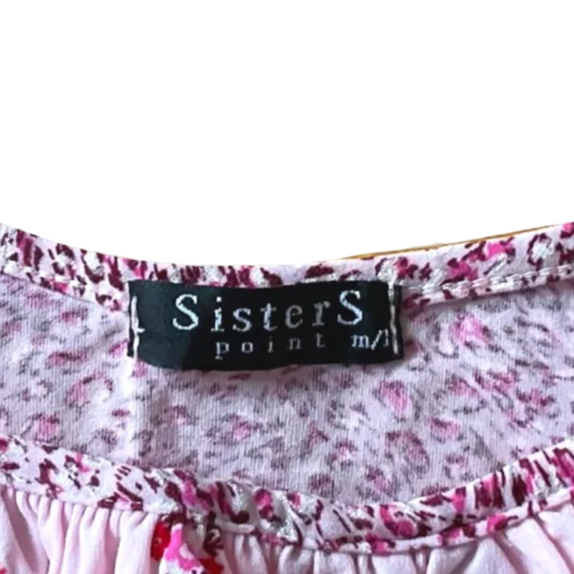 y2k blommig topp - 90