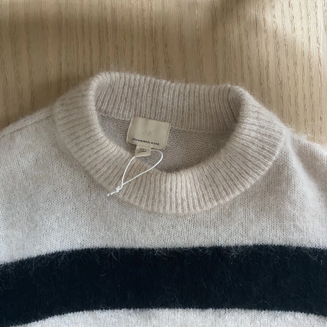 Randig mohair tröja  - 91