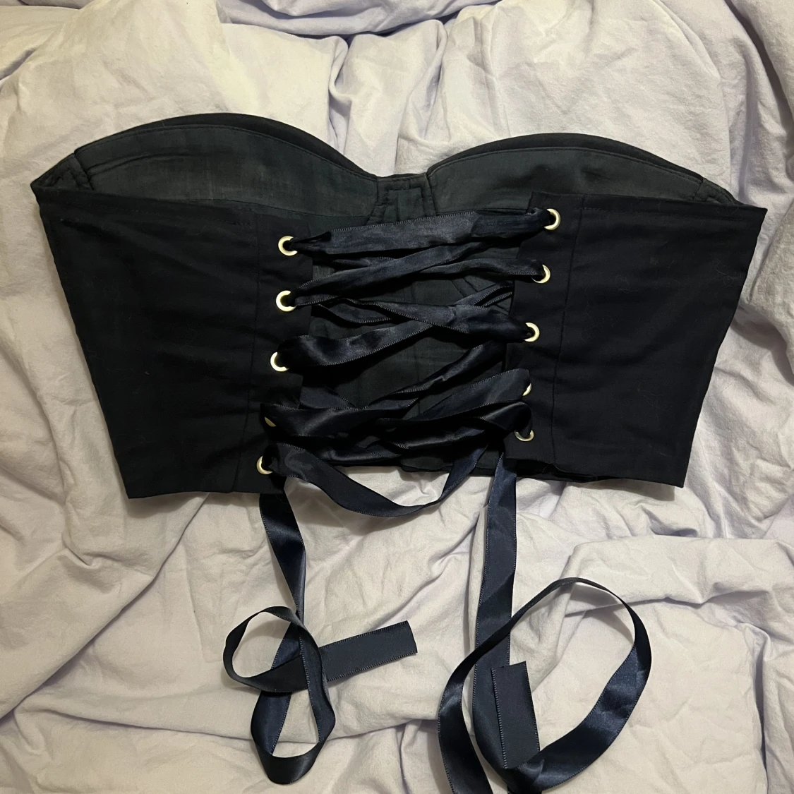 Marinblå korsett - 90