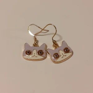 Katt örhängen  - Örhänhen i nickelfritt stål från Pill and Punch. Supersöta, oanvända och i nyskick 😻