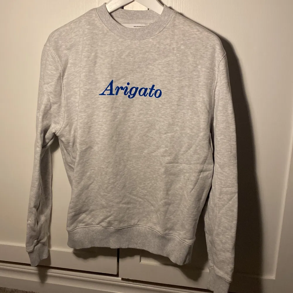 Fin ljusgrå tröja från Axel Arigato i stl XS. Sparsamt använd så i princip som ny!. Tröjor & Koftor.