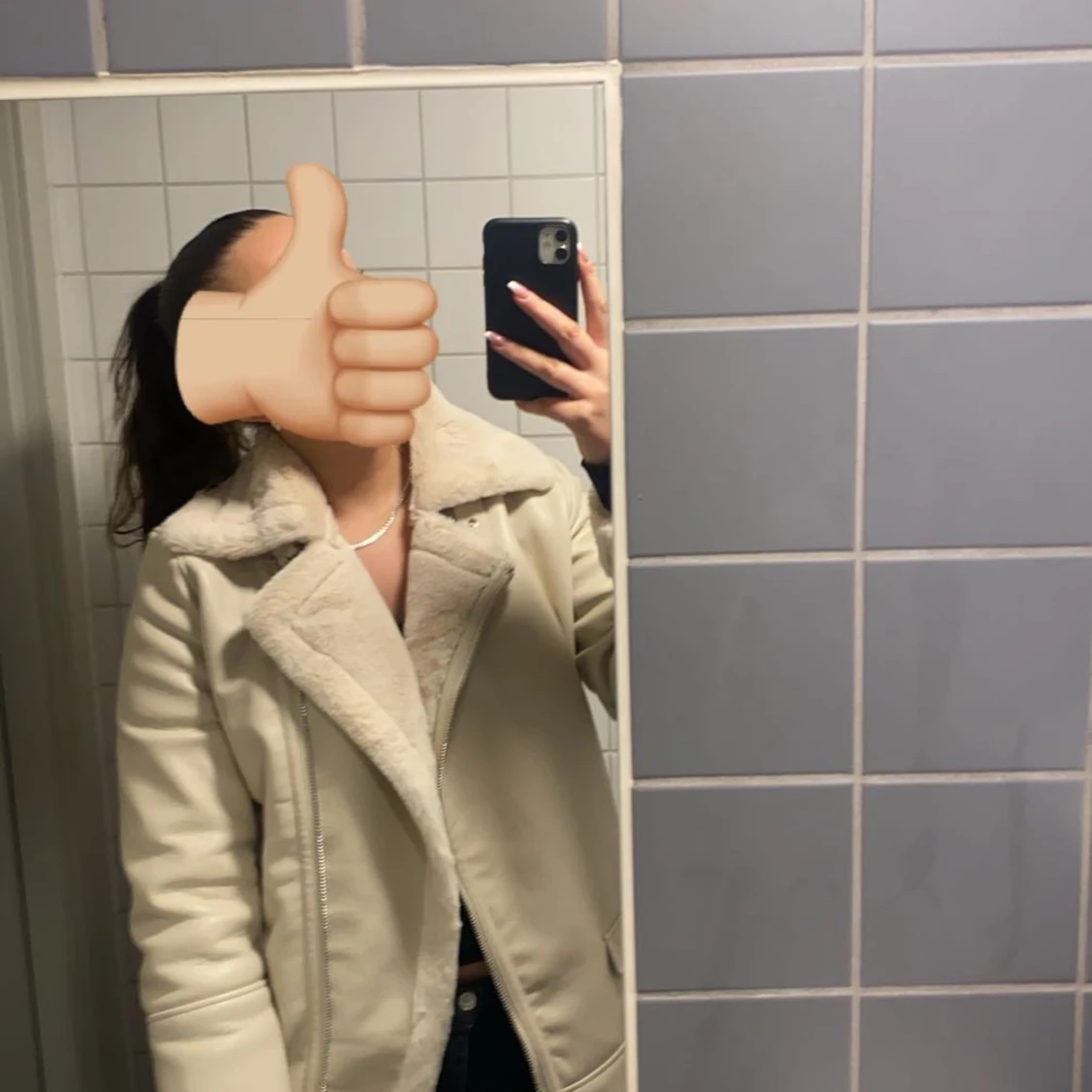 Naturligt vit jacka  - 91