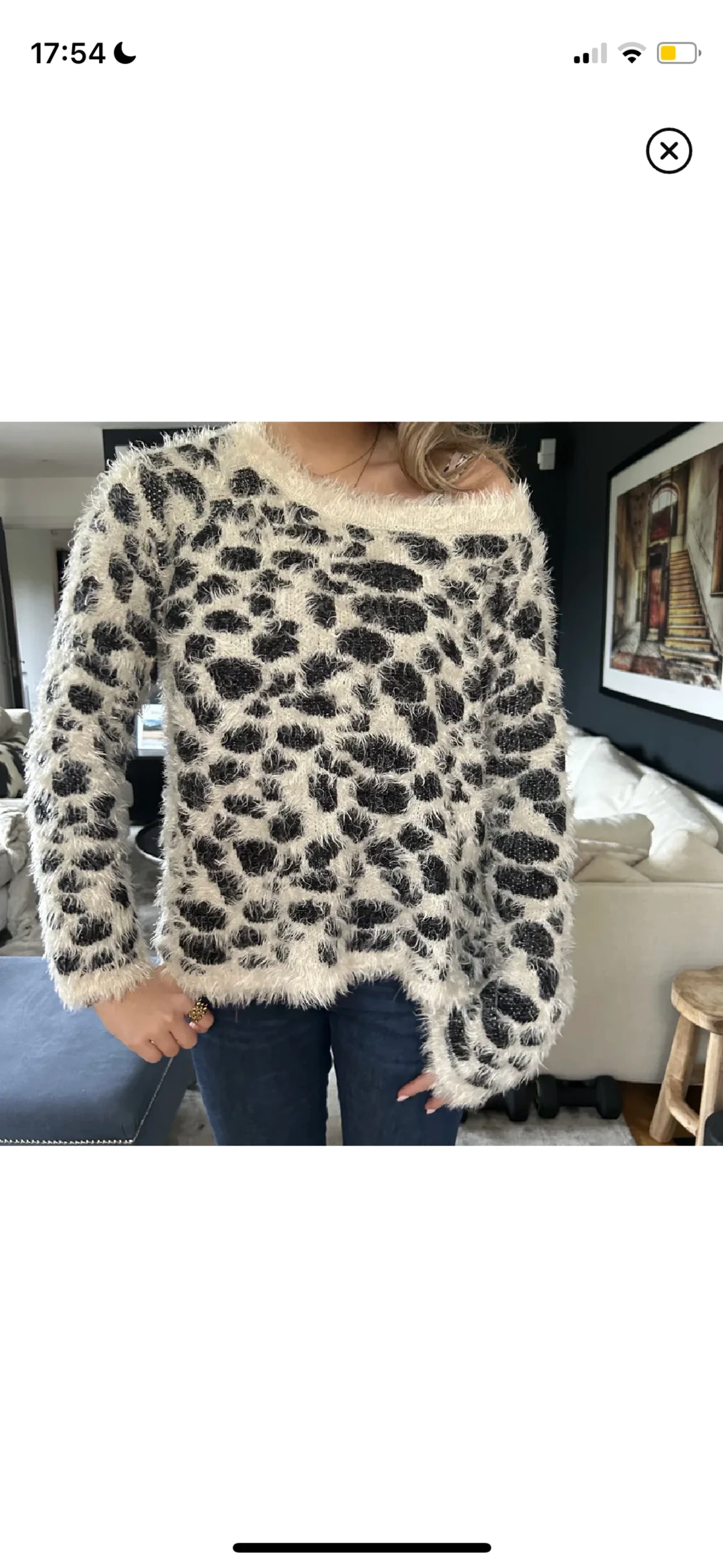 Leopard tröja - 90