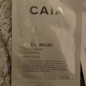 Caia ansisktmasker - Säljer dessa tre ansisktmasker från Caia. Såklart helt nya! En mask är ”Stress Relief” för torr o känslig hy. En är ”Skin boost” för normal hy och den sista är ”Golden secret” för glow. Priset kan diskuteras