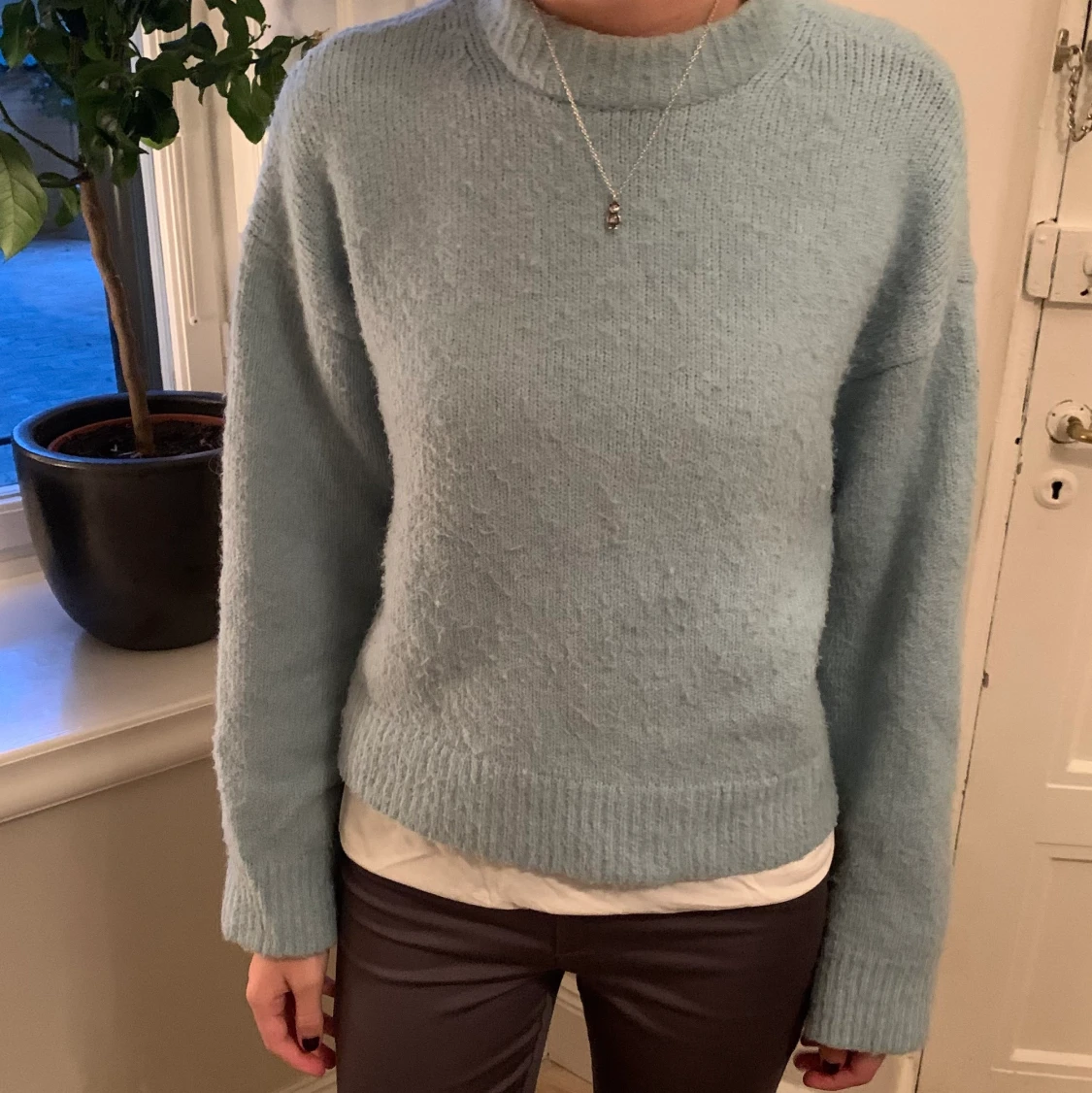 Stickad tröja