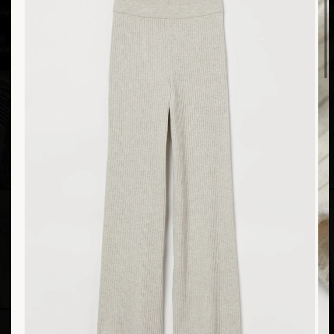 Ribbstickad byxa H&M - 90