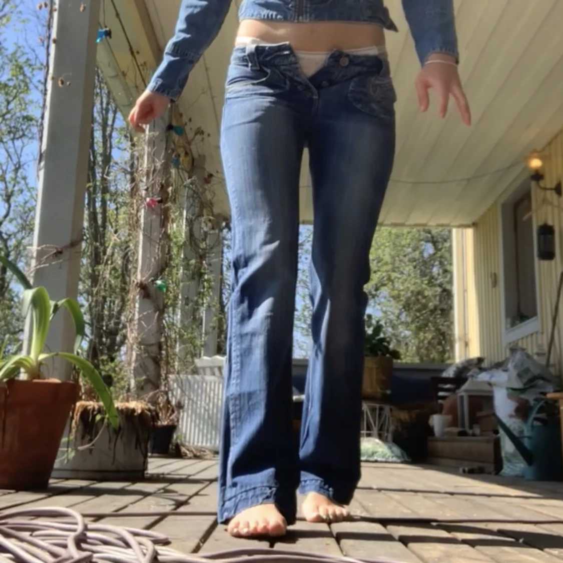 Lågmidjade jeans - 91