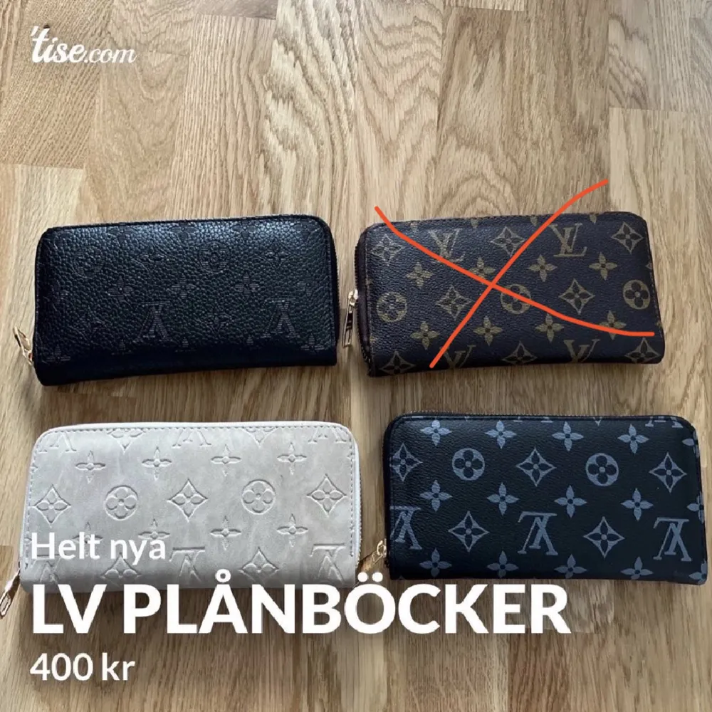 Helt nya Louis Vuitton plånböcker bruna såld . Väskor.