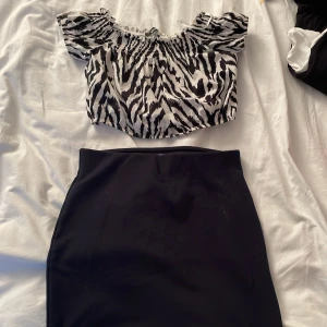 Kjol och Topp - Fint set av kjol och topp där kjolen ör från cubus och toppen från Gina tricot. Använda men i bra skick. Hör av er vid ytterligare frågor🫶