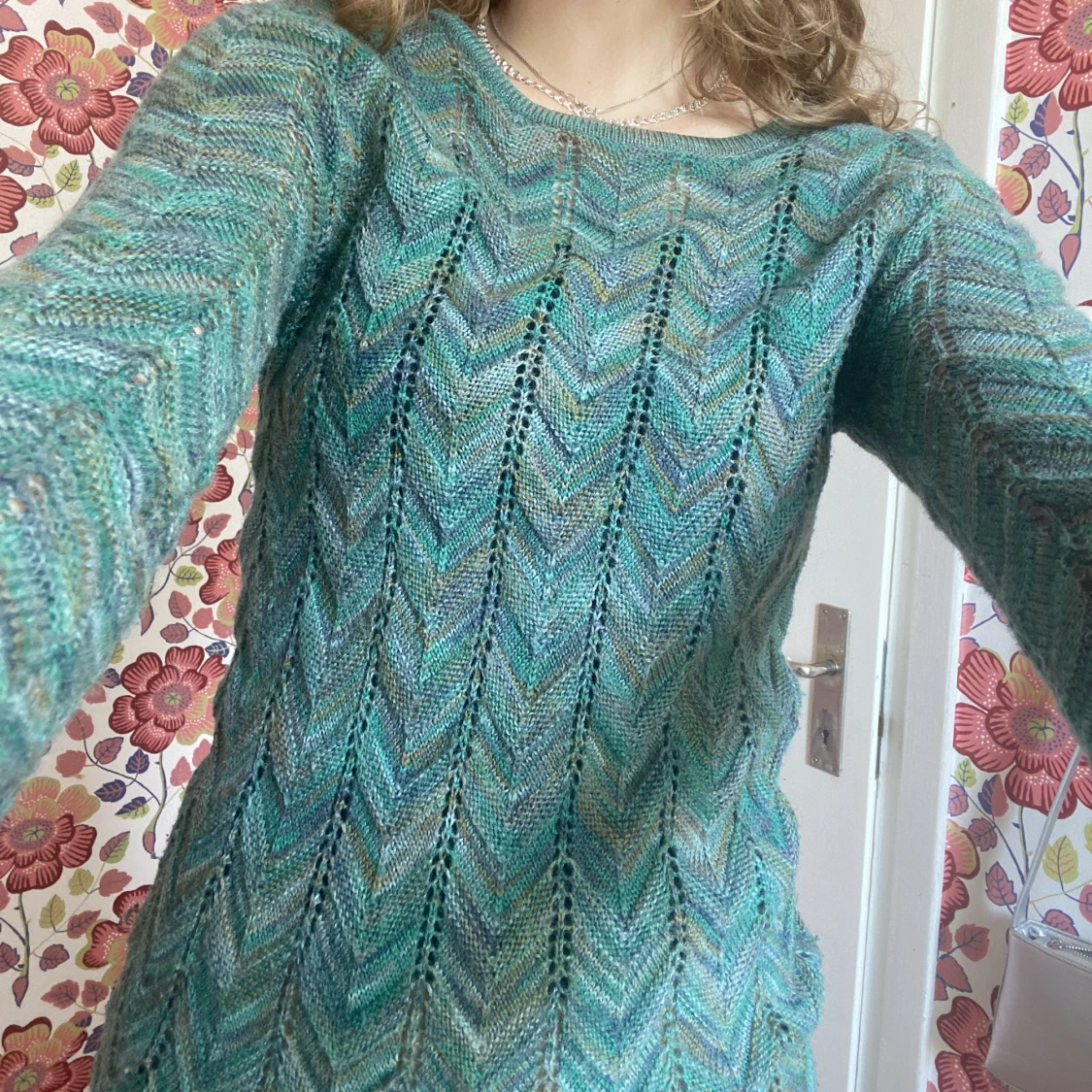 Grön klänning  - 91