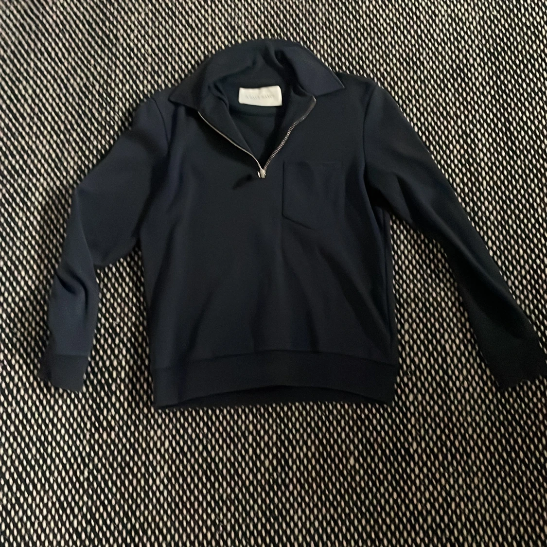A Day’s March Half zip up navy blue