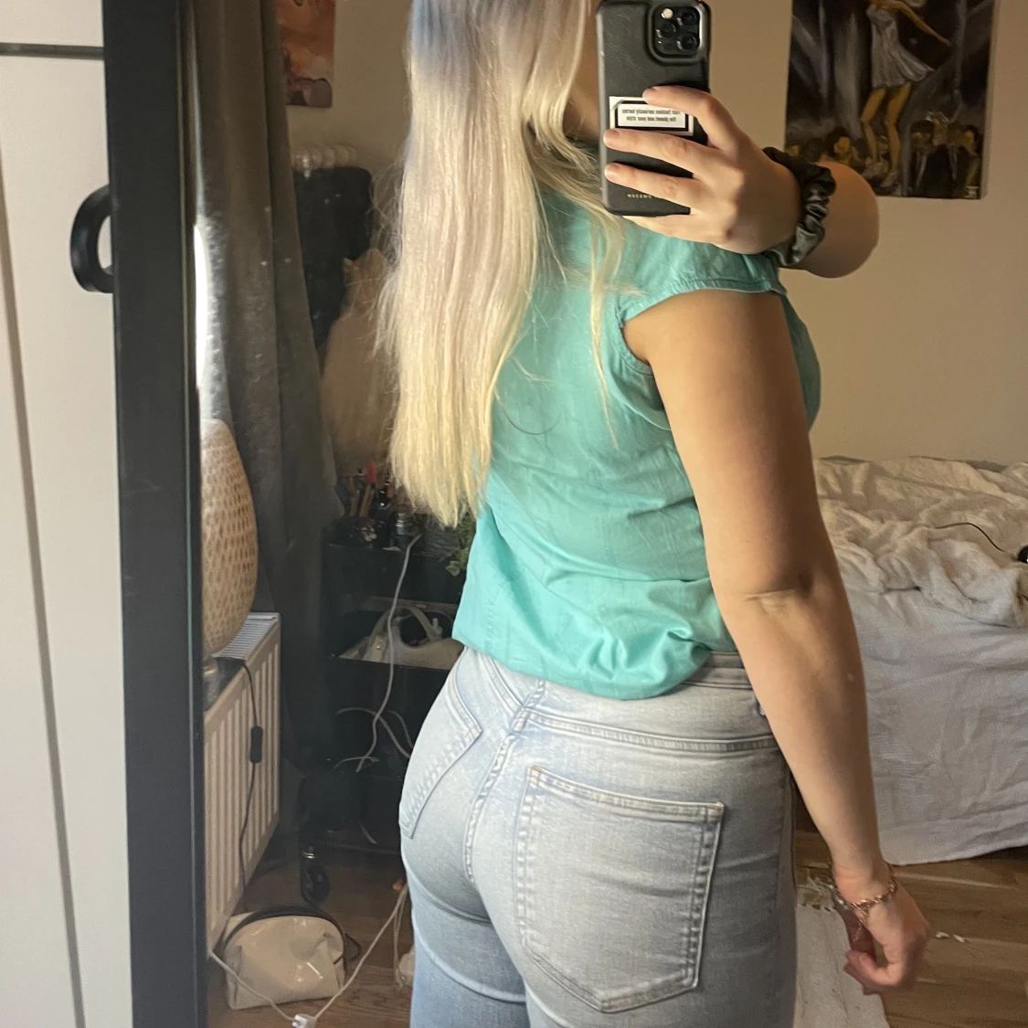 Söt turkos topp💖 - 90