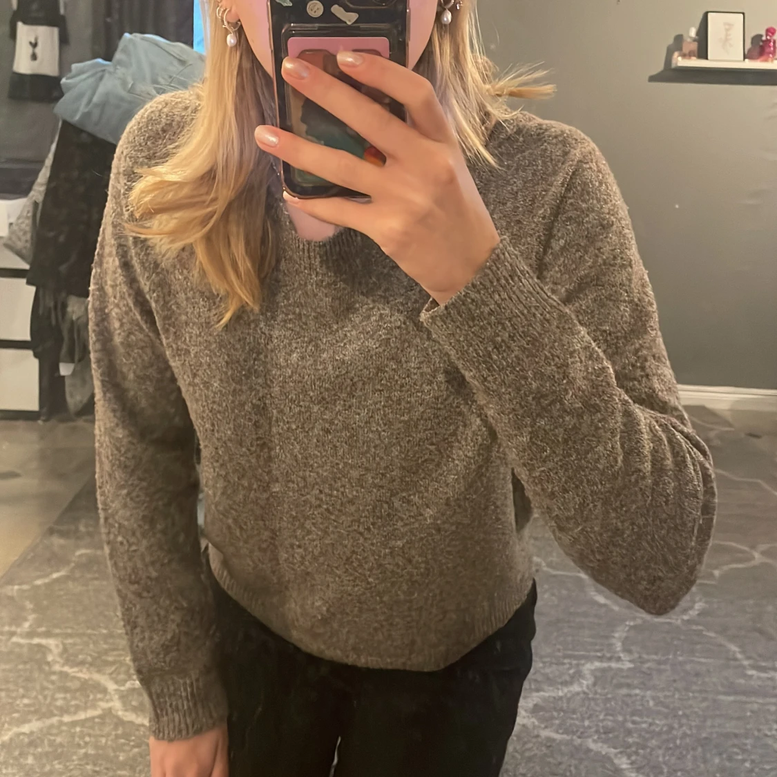 stickad tröja  - 91