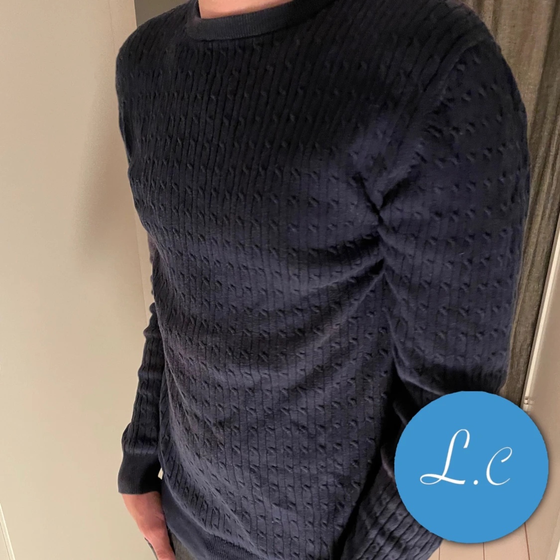 John Henric kabelstickad tröja - 90