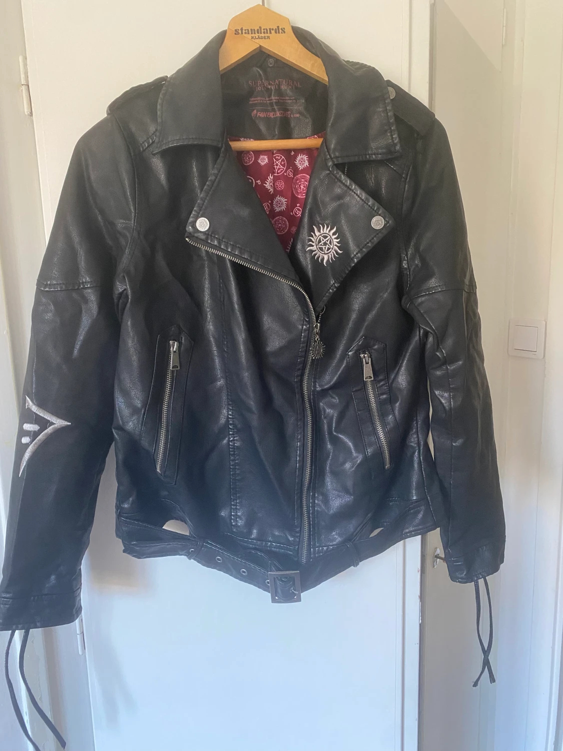 Supernatural fake leather jacket 