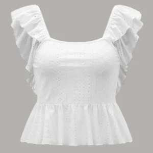 Topp - Så fin sommartopp med öppen rygg, aldrig använd.