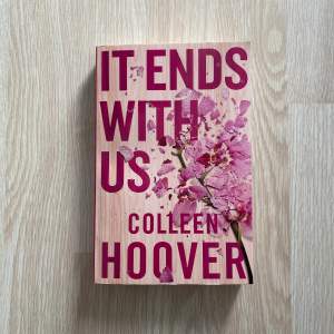 Känd bok från booktok: It ends with us av Colleen Hoover. Nyskick, säljer pga jag behöver rensa lite i bokhyllan. Den är på engelska. Köparen står för frakten, annars kan jag även mötas upp i Sthlm.
