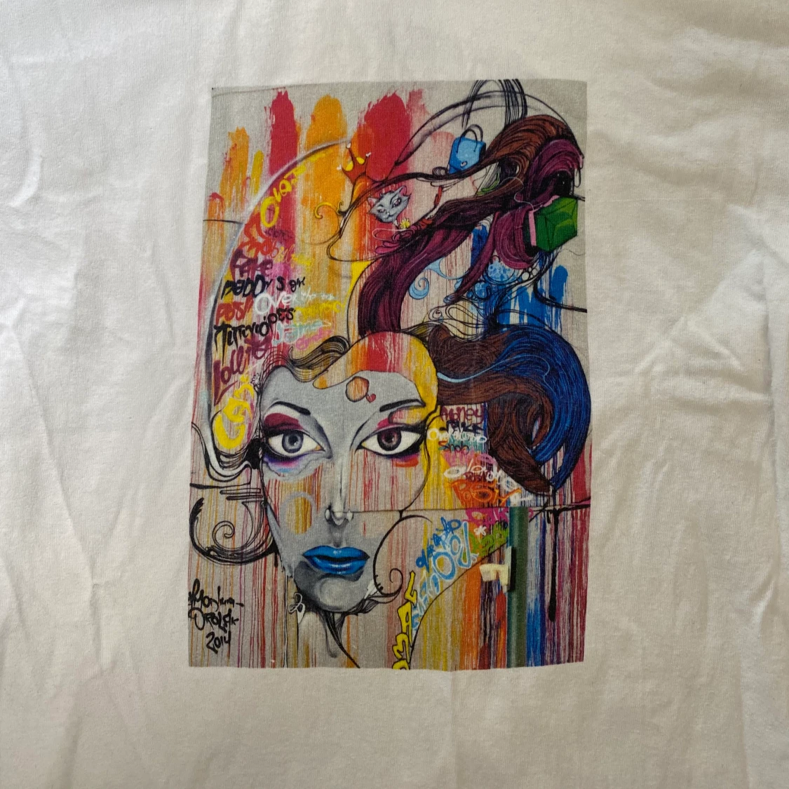 T-shirt med tryck - 90