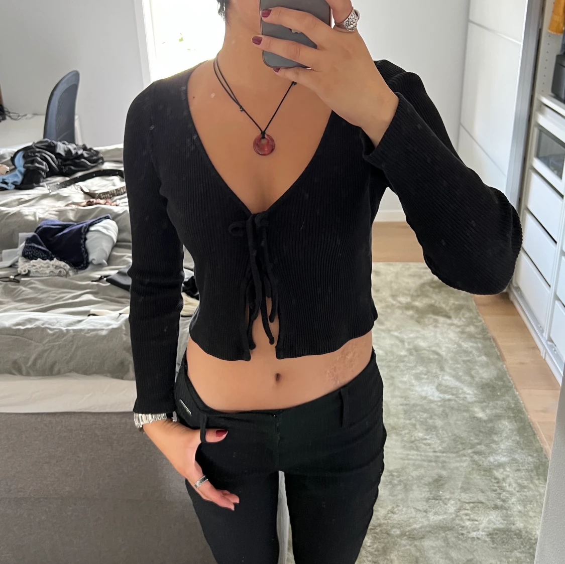 Söt långärmad topp