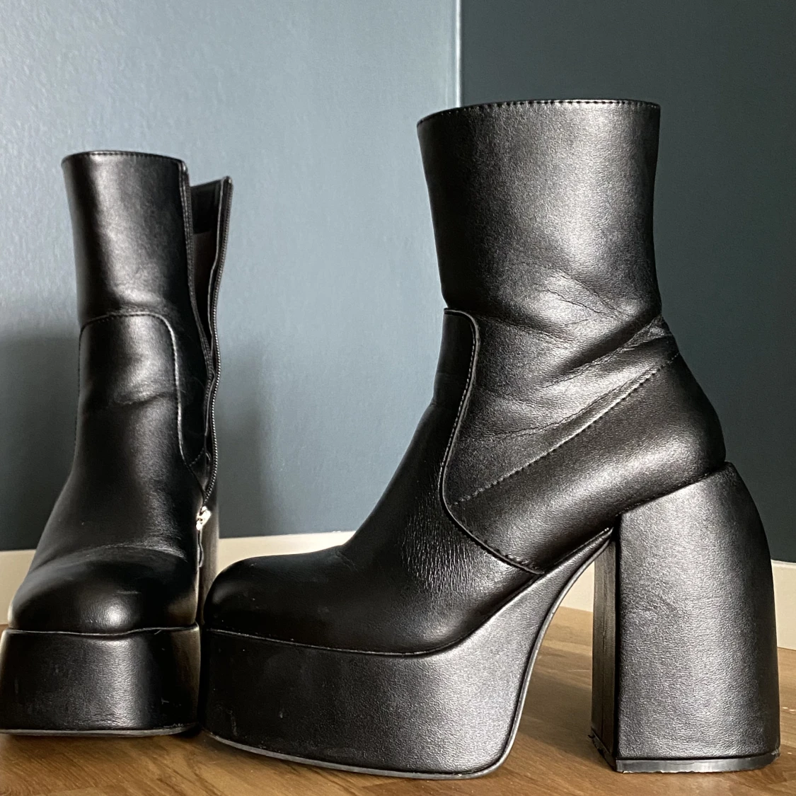 Svarta Platåboots  - 90