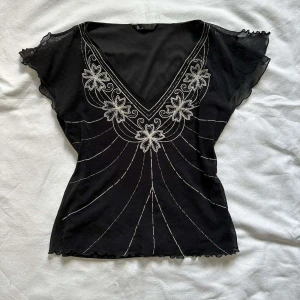 Topp - Svart topp, passar till xs-s