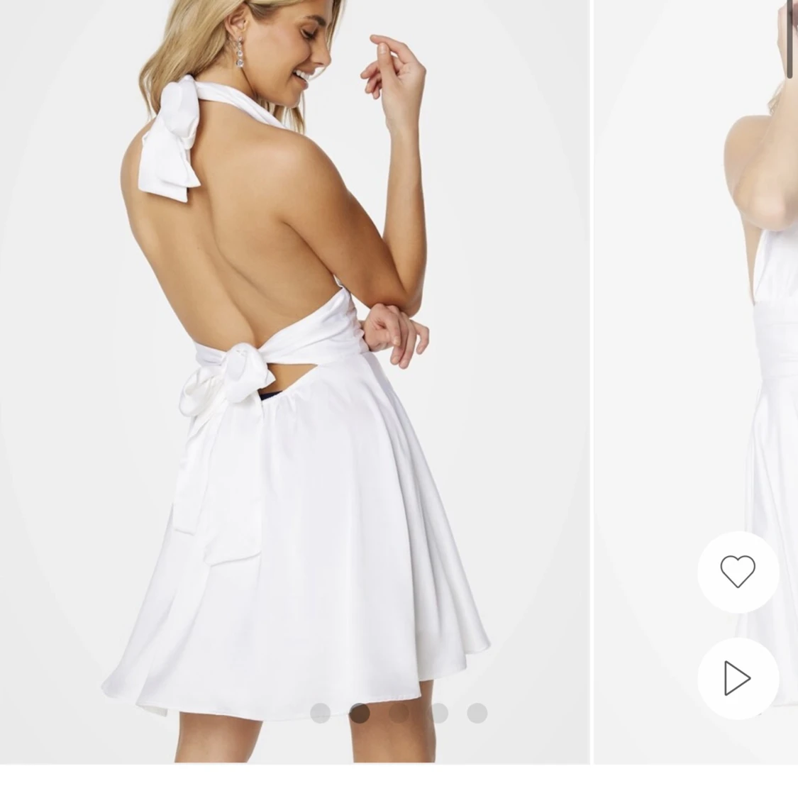 Vit klänning  - 90