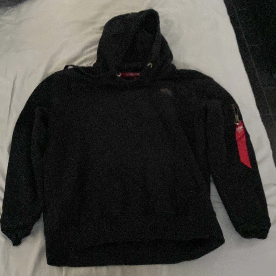 Alpha hoodie svart