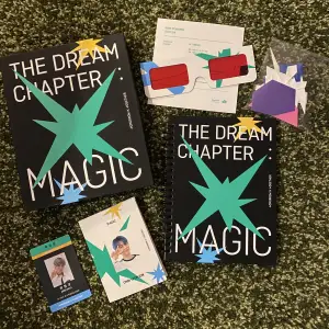 (TRYCK INTE PÅ KÖP NU) Kpop album ”The dream chapter: Magic” Cd-n fungerar felfritt 🌟allt som är med på bilden medföljer, köparen står för frakten. Kontakta mig om du vill köpa💌