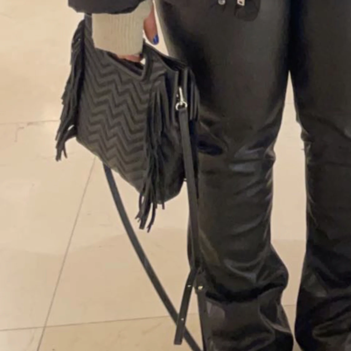 Maje väska i läder  - 91