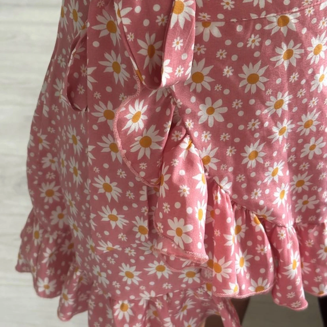 Rosablommig kjol - 91