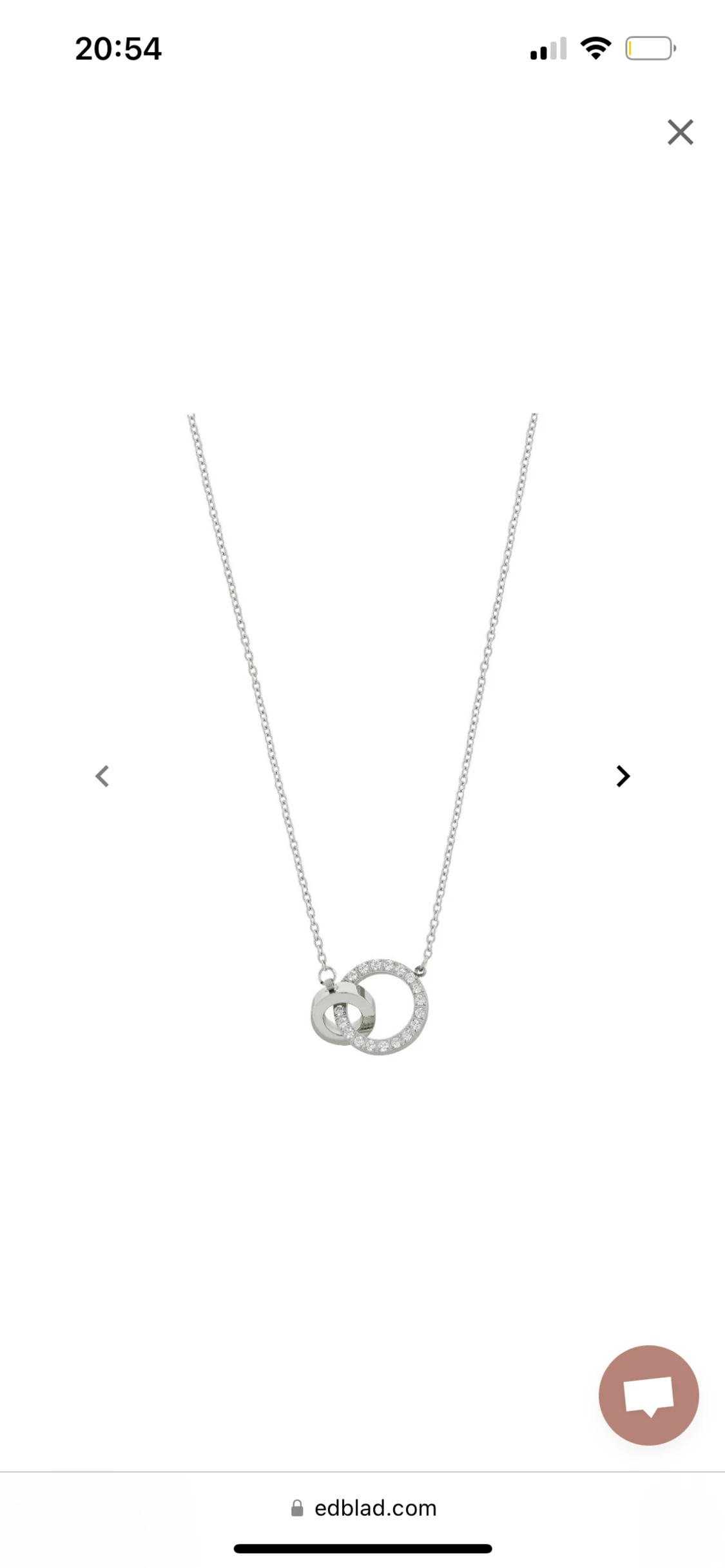 Edblad silverhalsband