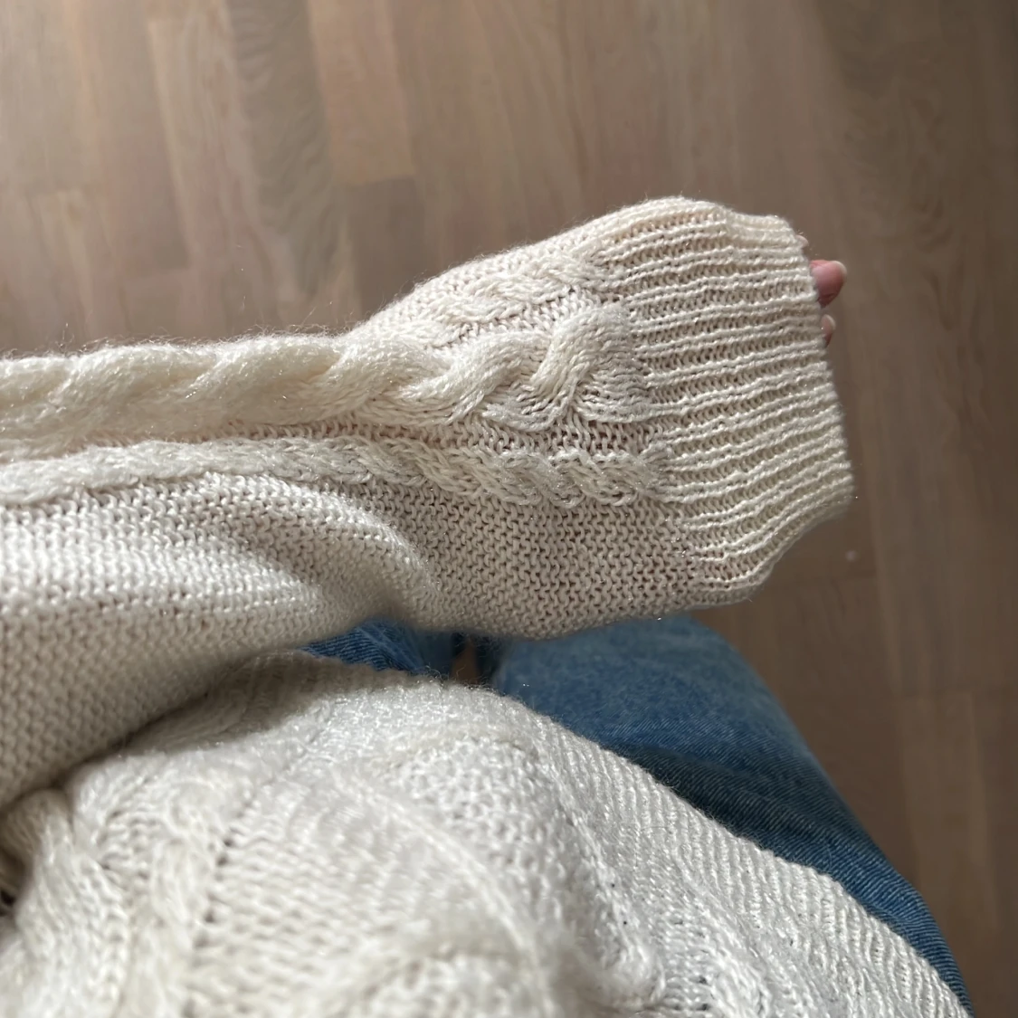 Kabelstickad tröja - 91