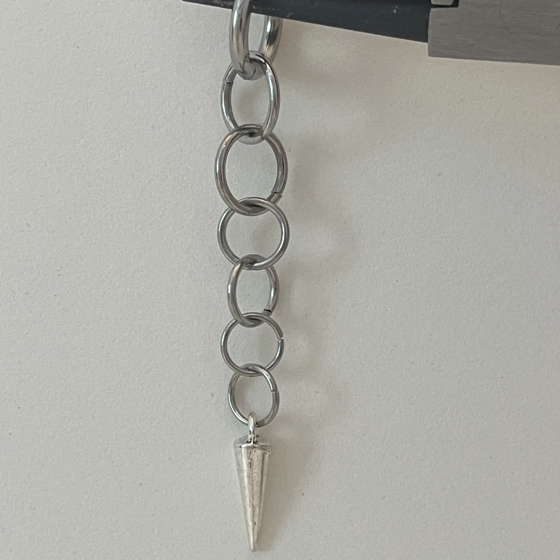 Layerd hoop earrings Ultra long - 90