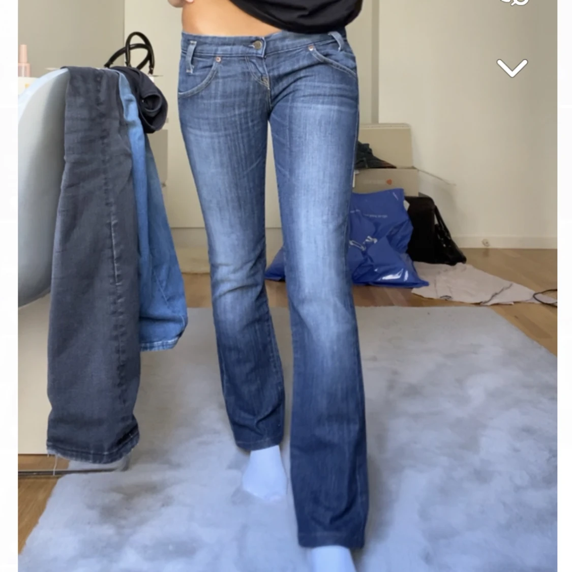 Lågmidjade jeans