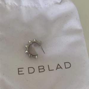 Säljer ETT silvrigt Edblads örhänge eftersom att jag har tappat bort det andra. Skriv om ni är intresserade!