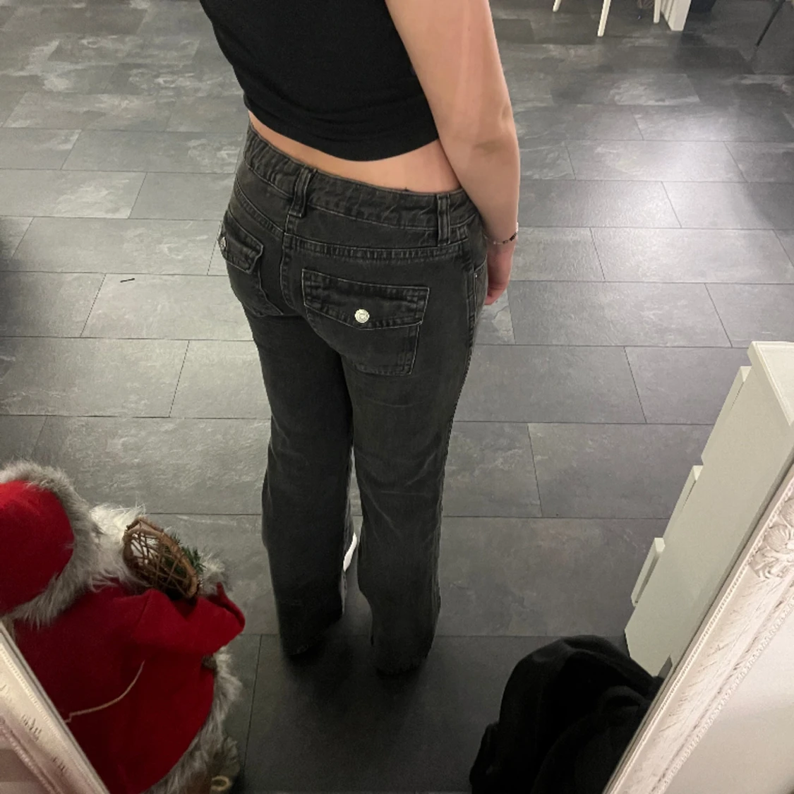 Jeans med fickor - 90