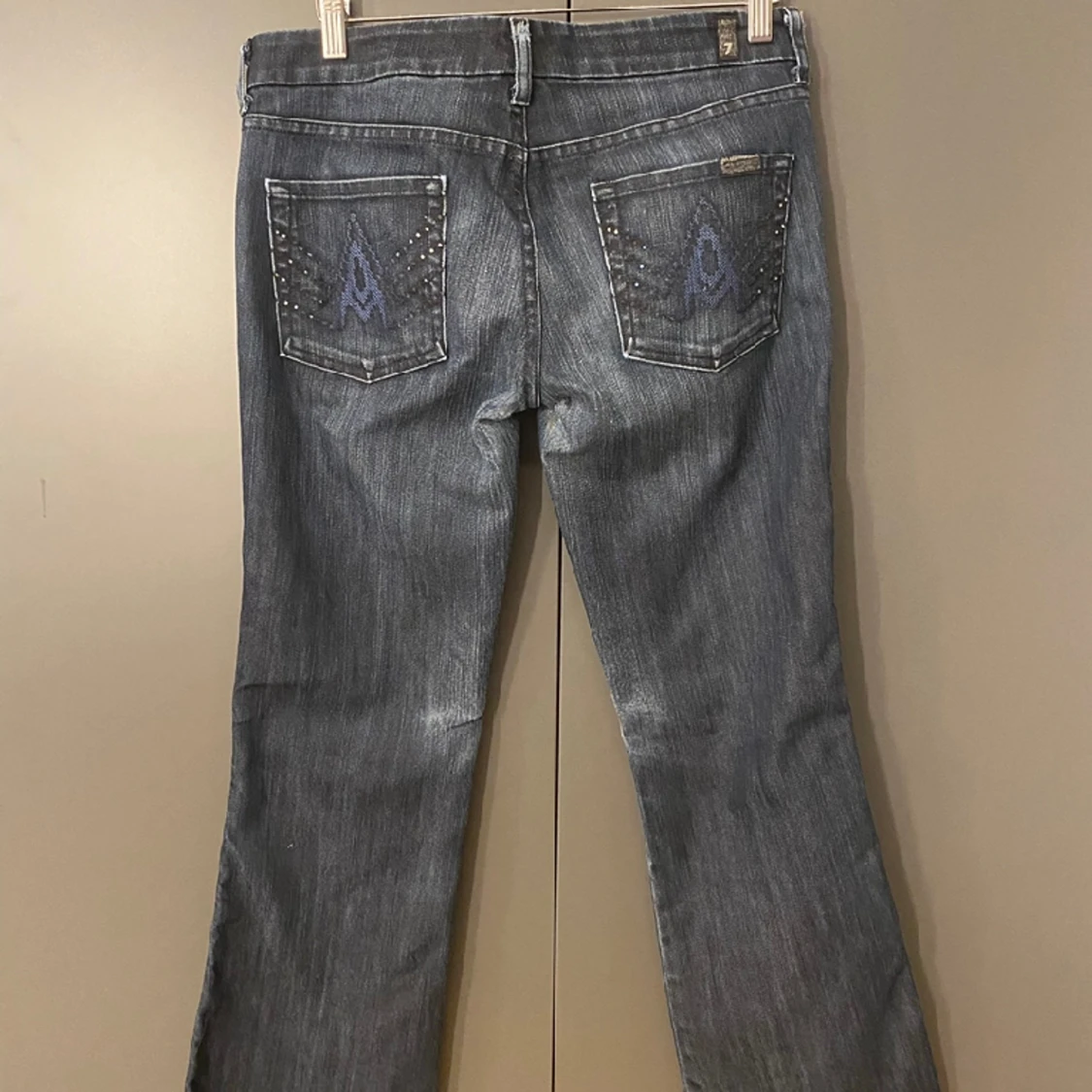 Lågmidjade botcut jeans - 90