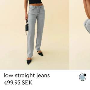 Säljer dessa lågmidjade jeans från Gina tricot 