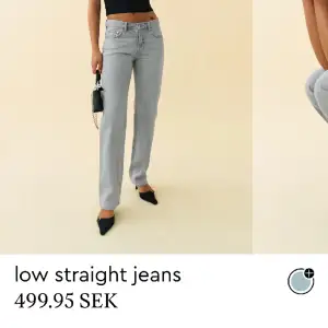 Säljer dessa lågmidjade jeans från Gina tricot 