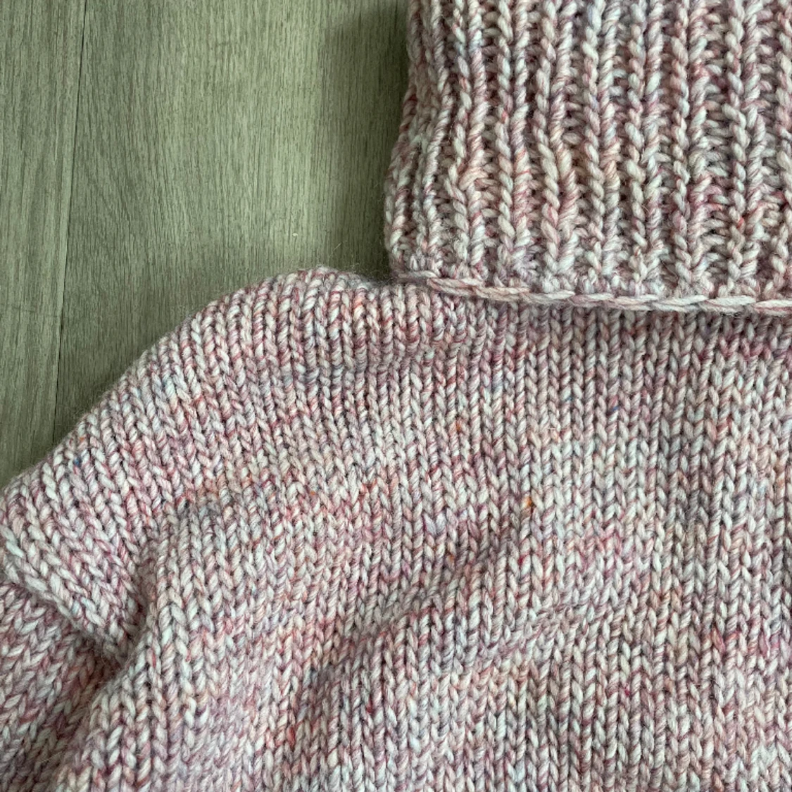 High neck tröja i alpacka-blandning  - 90