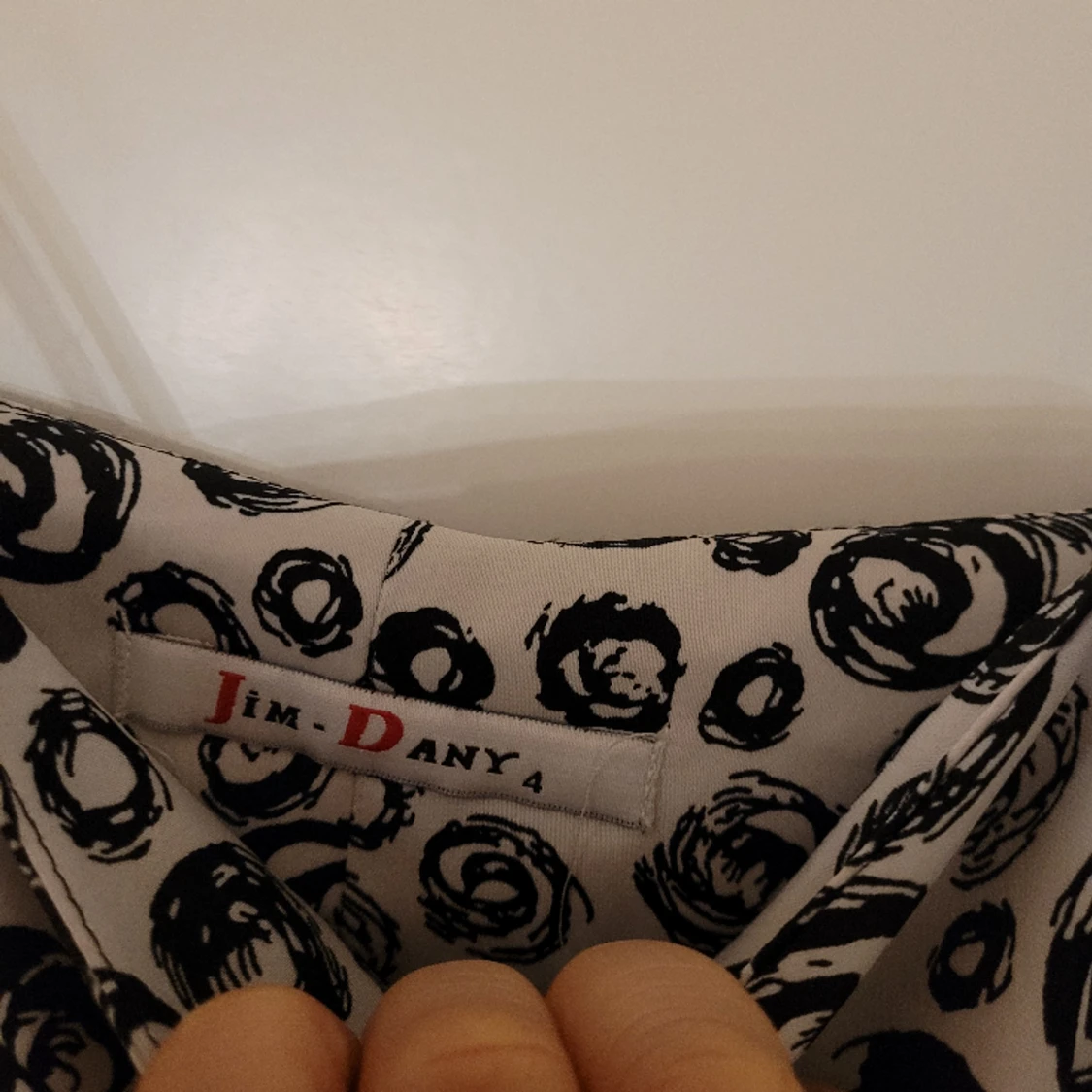 Mönstrad sommarklänning - 91