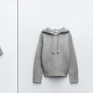 Sweatshirt  - Föööör snygg stickad hoodie från zara som nu är slutsåld på hemsidan. Säljer eftersom köpt i fel storlek🥲 därför inte ens 1 gångs användning. 