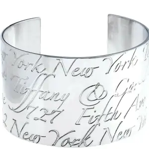 Tiffany & Co. Love New York Notes Cuff Silver. Nypris ca. 10000 kr