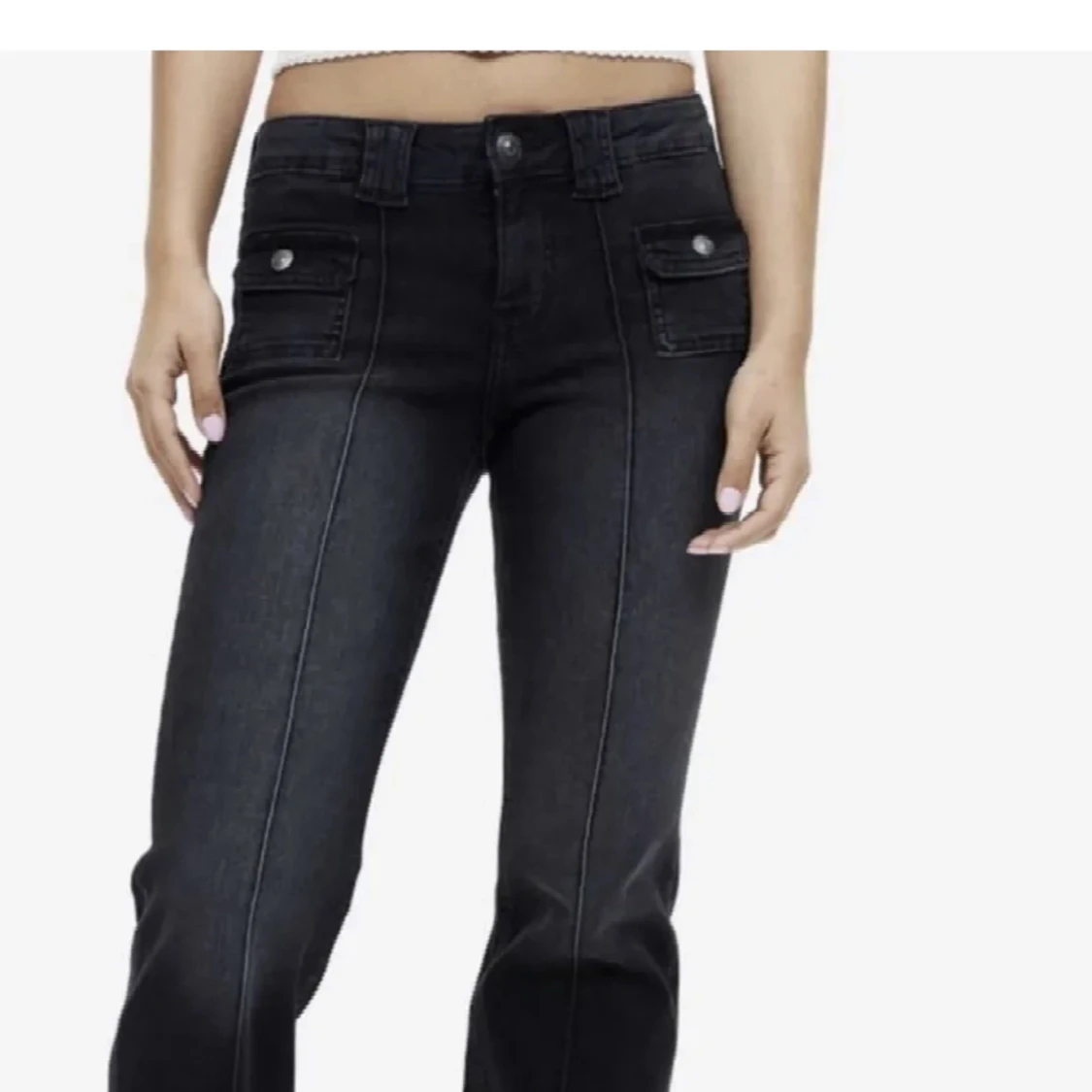 Lågmidjade jeans  - 90