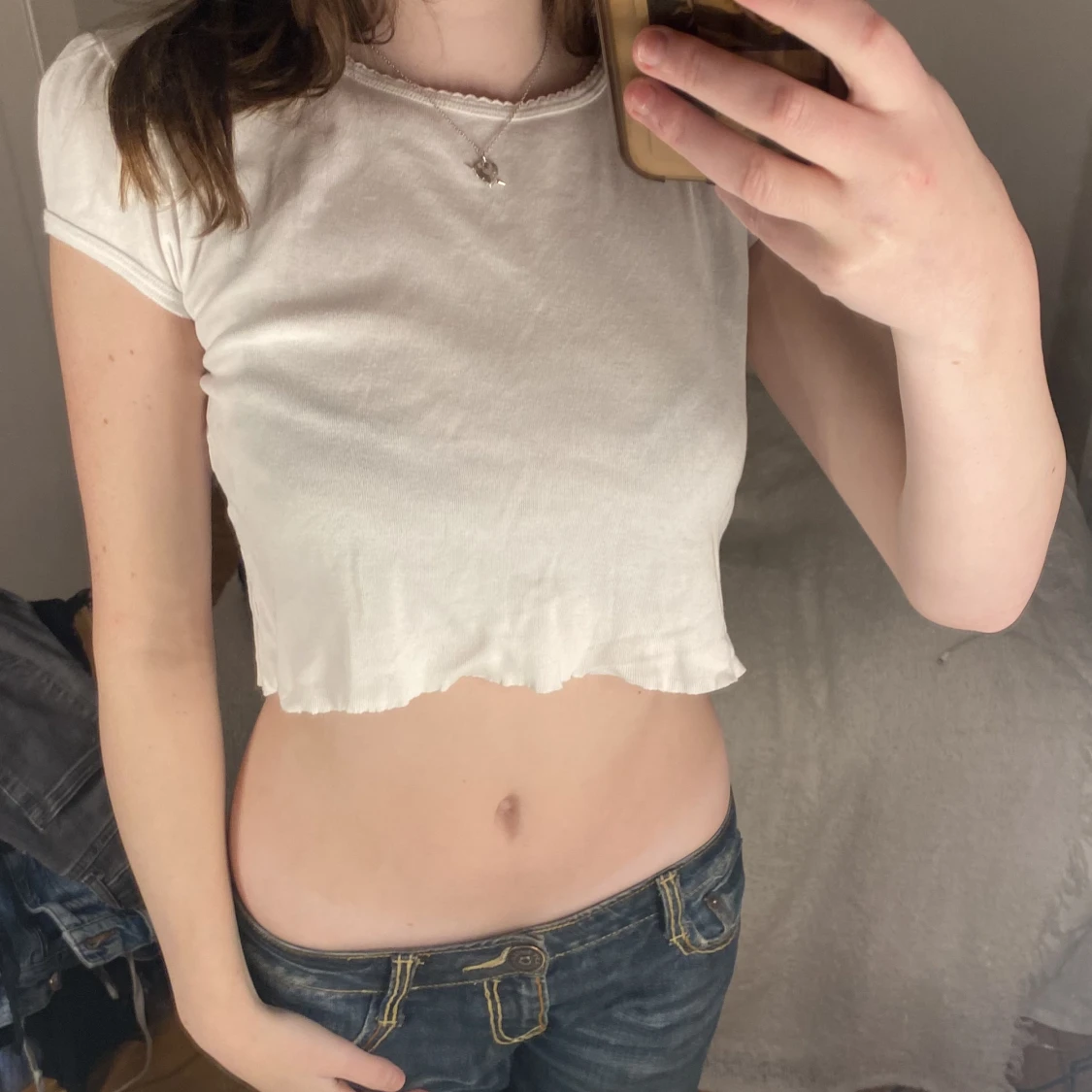 croppad t-shirt  - 90